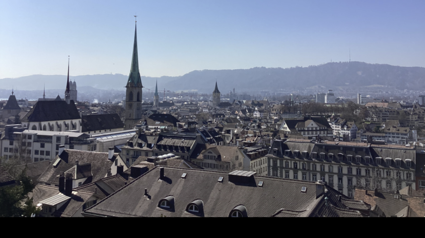 Der Blick über Zürich. Foto: Valentina Baumann