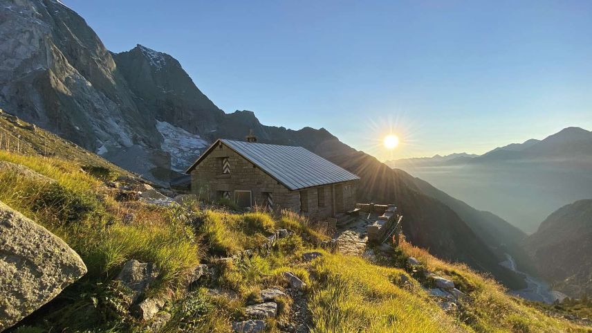 Die Sciora-Hütte soll 2025 wieder zugänglich sein. Foto: Vittorio Scartazzini