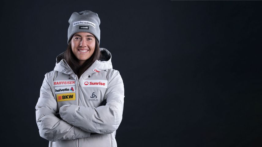 Giuliana Werro gewinnt den Passlung mit zwei Minuten Vorsprung auf Masako Ishida (Foto: Swiss Ski). 