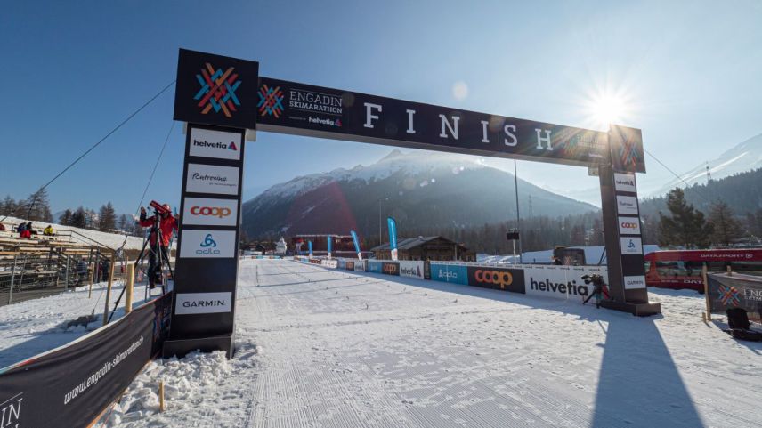 Am diesjährigen Engadin Skimarathon kann voraussichtlich nicht mit Sonne gerechnet werden. Foto: Daniel Zaugg