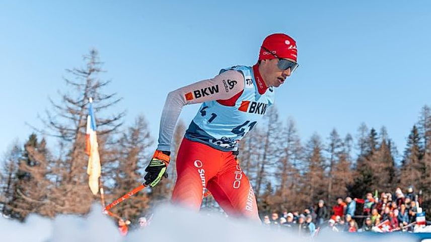 Im Einzelstartwettkampf über zehn Kilometer wurde Fabrizio Albasini aus St. Moritz Schweizermeister. Foto: Swiss-Ski 
