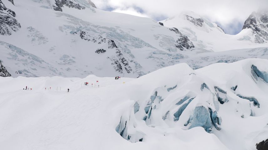 Perfekte Bedingungen herrschten beim Revival des Gletscherrennens. Foto: Jürg Kaufmann