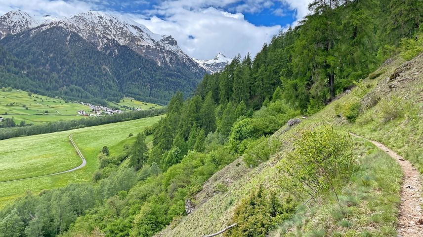 Landwirtschaft, Tourismus, Natur - Biodiversität wird im Projekt der Biosfera Val Müstair auf verschiedenen Ebenen angestrebt. Foto: Fadrina Hofmann