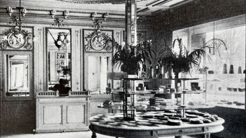 Schon um 1900 wurde in der Confiserie "Heinz&Tester" die berühmte Nusstorte serviert. Foto: z.Vfg.