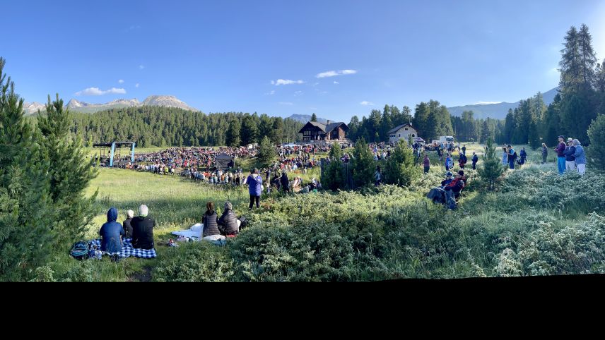 Tolle Stimmung am Lej da Staz. Foto: Fadrina Hofmann