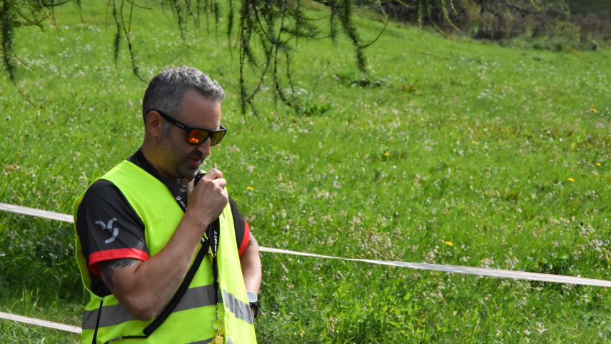 Flurin Bezzola war am Samstag letztmals OK-Co-Präsident und Rennleiter beim Nationalpark Bike-Marathon (Foto: Nicolo Bass).