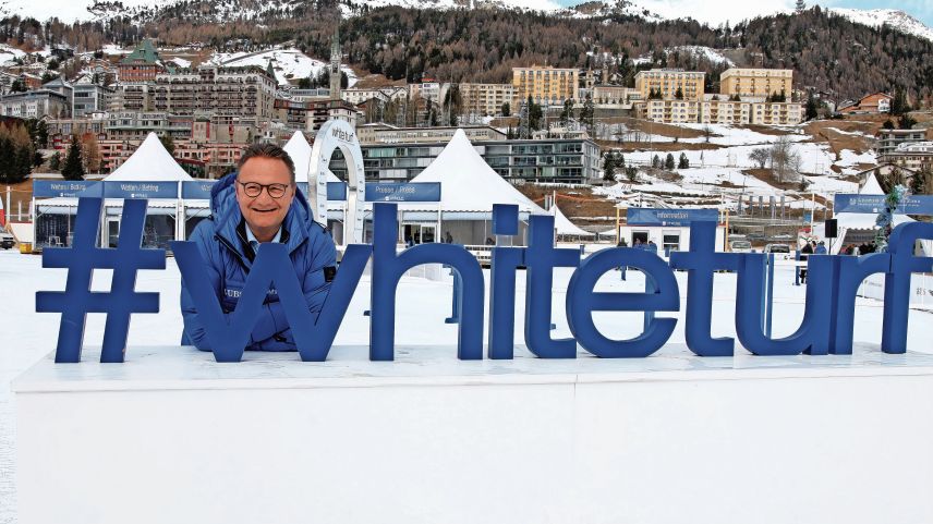 Aufgeben ist für White-Turf-CEO Thomas Walther keine Option. Foto: White Turf/Andrea Furger