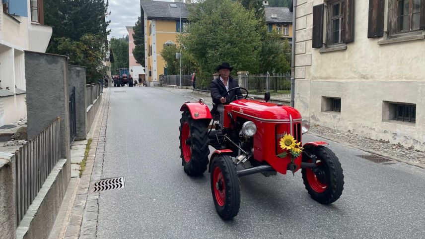 Impressionen vom Alpabzug in Celerina. Foto: Reto Stifel