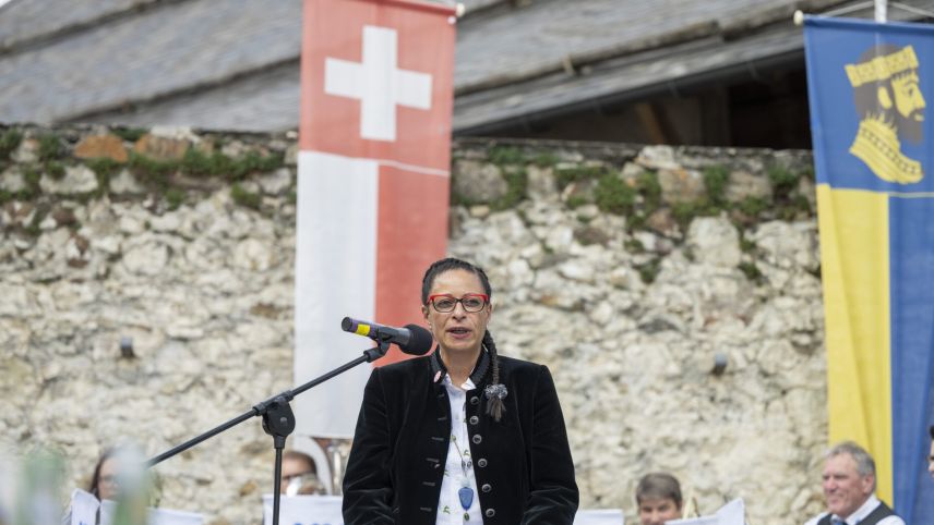 La presidenta cumünala fin qua: Gabriella Binkert Becchetti. Foto: Mayk Wendt