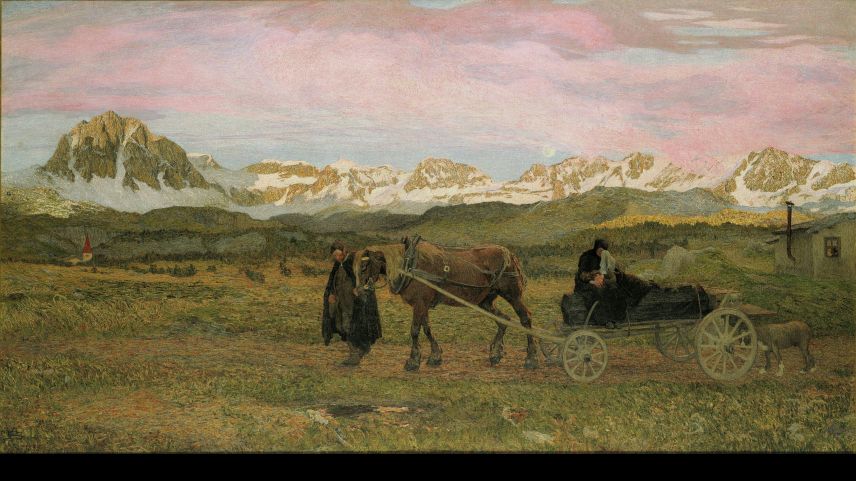 Rückkehr zur  Heimat. Foto: Segantini Museum