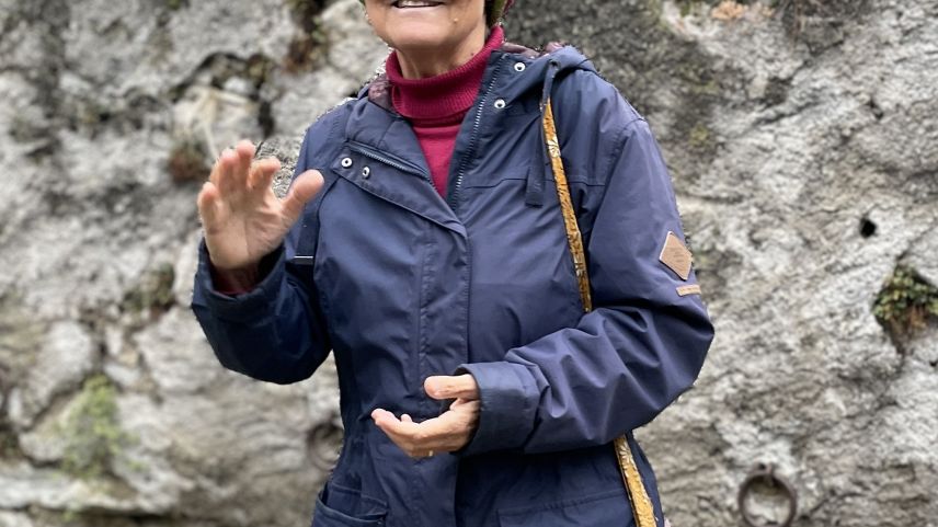 Renata Giovanoli ist seit 20 Jahren Dorfführerin in Soglio. Foto: Fadrina Hofmann