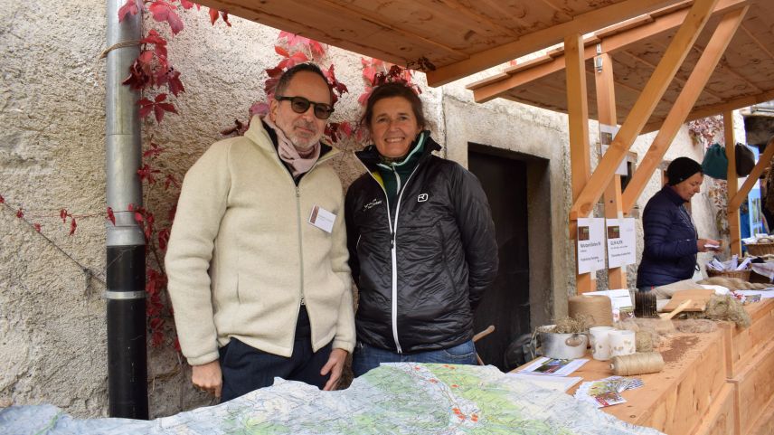 Cassiano Luminati und Caroline Schadegg haben die Società Glin Alpin gegründet.