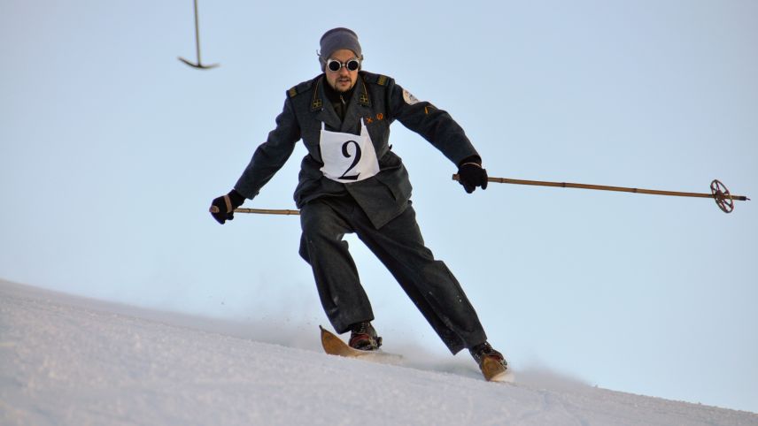 Impressionen des 10. Silser Nostalgie-Skirennens. Foto: Gian Giovanoli