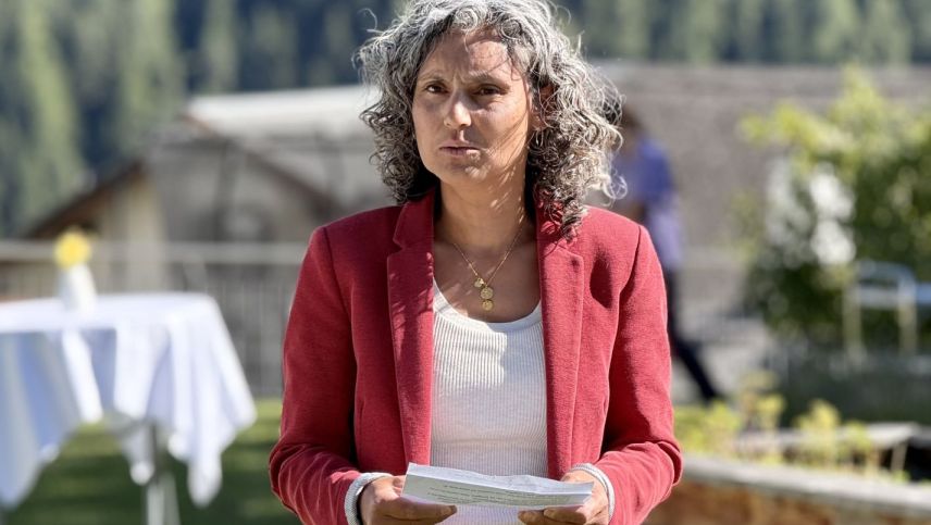 La co-presidenta da la Società Chüra d'uffants Engiadina Bassa, Margaritta Braumüller-Carl. fotografia: Fadrina Hofmann