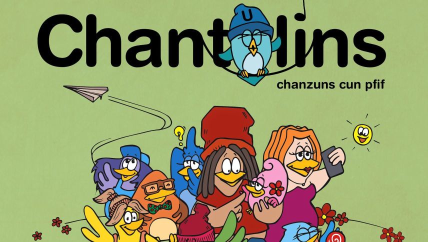 Prüm album dals Chantulins cun desch chanzuns rumantschas in vallader puter e sursilvan. 		fotografia: chantulins.ch