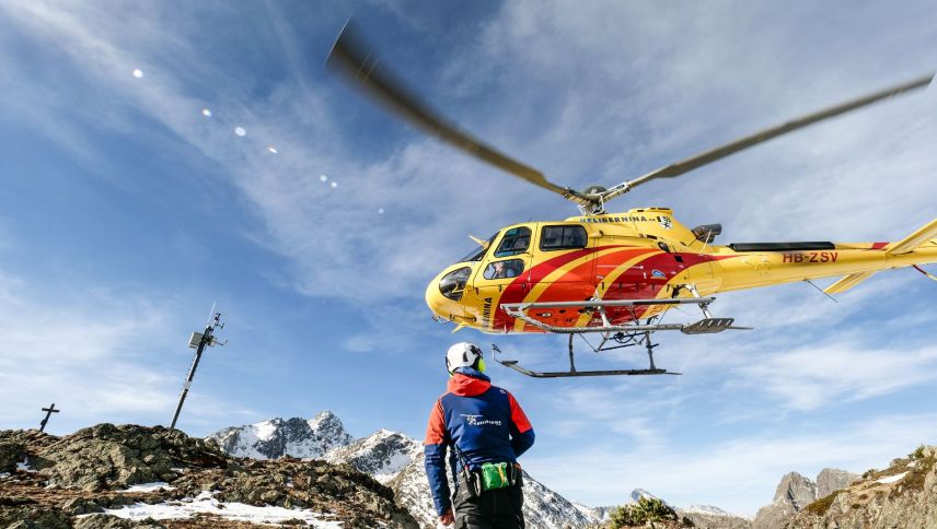 Heli Bernina in Aktion. Foto: Jon Duschletta