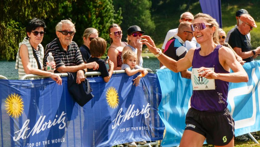Flurina Eichholzer-Bott wurde mit 1:29:46 Stunden hervorragende Vierte und damit beste Schweizerin. Foto: Jon Duschletta