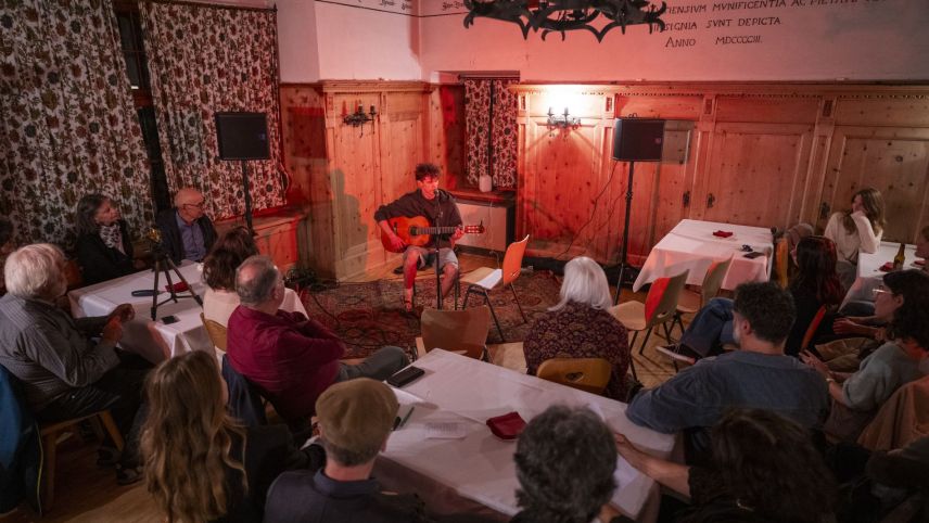 Musik mit Simo Bärtsch.  Foto: Mayk Wendt