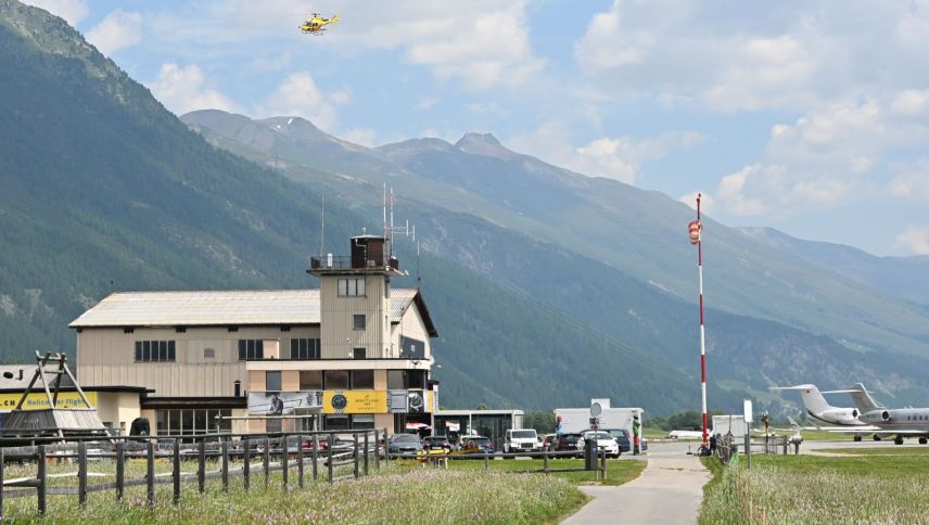 Der Flughafen Samedan ist in die Jahre gekommen. Foto: Reto Stifel