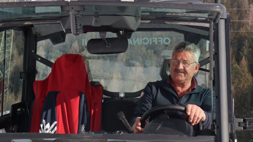 Not Padrun, ün da duos manaschunzs dal vehicul numno scua-maraton. fotografia: Martin Camichel