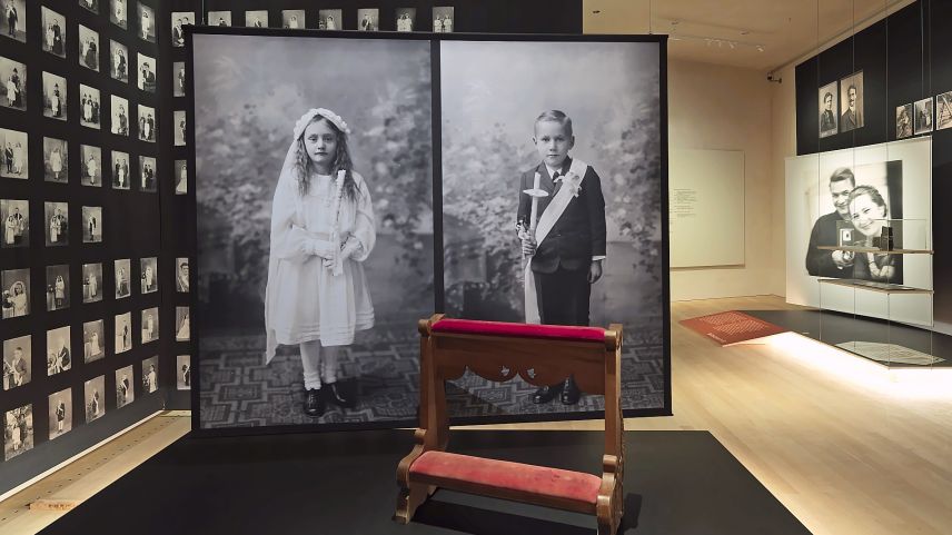 Ausstellung mit den Fotografien der Fotofamilie Hiller im Bregenzerwald. Fotos: Kessler Archive und Voralberg-Museum, Bregenz