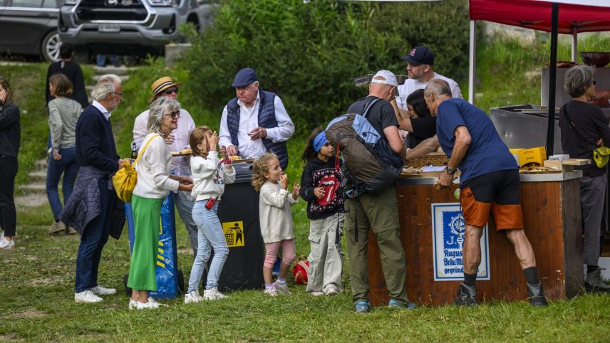 Für Verpflegung ist gesorgt. Foto: fotoswiss.com/Giancarlo Cattaneo