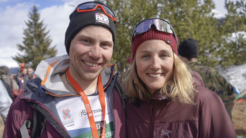Matthias Tschirren und Prisca Tschanz. Foto: Denise Kley