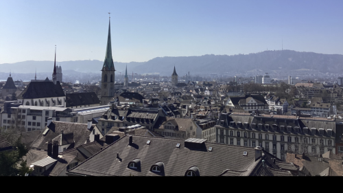 Der Blick über Zürich. Foto: Valentina Baumann