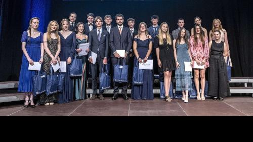 Die diesjährigen Abschlussschüler am Lyceum Alpinum. Foto: z. Vfg. 