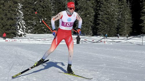 Isai Näff setzt sich im Schlusssprint am «Planoira» durch. Foto: Swiss-Ski