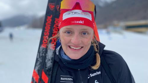 Alessia Laager aus Samedan holte gleich zwei Schweizermeistetitel. Foto: z.Vfg