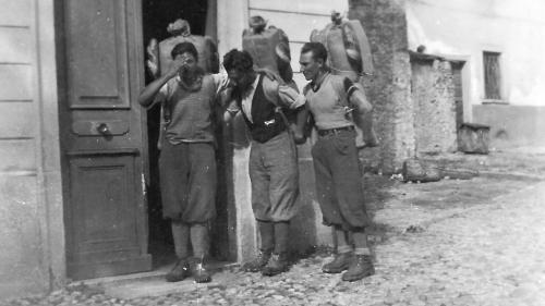 Schmuggler in Castasegna 1936. Foto: z.Vfg.