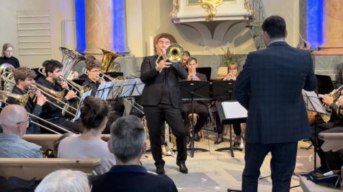 Mit dem Konzert in der reformierten Kirche in Samedan wurde die 13. Brassweek eröffnet. Foto: Andrea Gutgsell