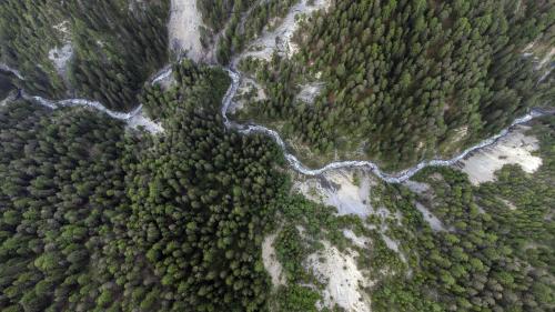 Die Brancla schlängelt sich durch die Val Sinestra. Foto: Luca Zanetti