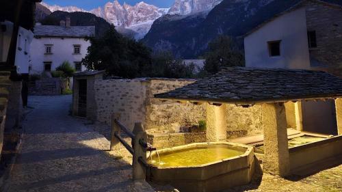 Abendstimmung in Soglio. Foto: Erna Giovanoli