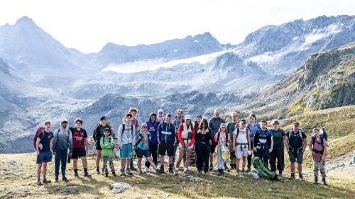 Für die Schülerinnen und Schüler ging es zu Anfang des Schuljahres hoch hinaus. Fotos: Mayk Wendt