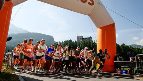 Der Start zum 47. Engadiner Sommerlauf in Sils. Foto: Jon Duschletta
