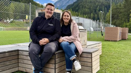 Chantal Mayor ist OK-Präsidentin und Martina Hänzi war während 18 Jahren Generalsekretärin. Foto: Fadrina Hofmann