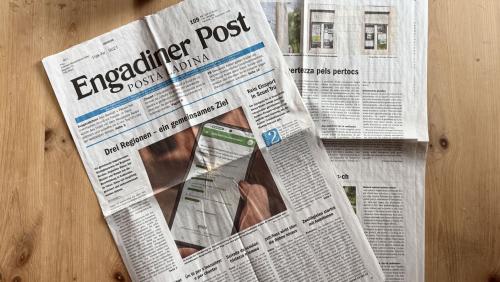 Die Lokalzeitung informiert und ordnet ein, was vor der Haustüre passiert. Foto: Fadrina Hofmann
