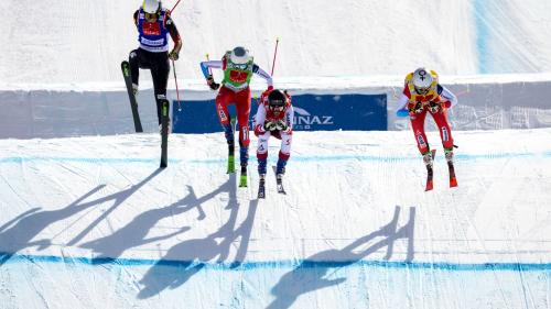 Mit Talina Gantenbein (Skicross) und Larissa Gasser (Snowboard Alpin) sind zwei Engadinerinnen an der Freestyle-WM vertreten. Gantenbein konnte bisher sieben Weltcup-Podestplätze im Weltcup erreichen. 69 Weltcup-Starts verzeichnet Gasser. Foto: Swiss-Ski