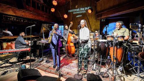 Festival da Jazz St. Moritz: Kenny  Garrett und seine Band traten im  Dracula Club auf. 	Foto: fotoswiss.com/Giancarlo Cattaneo
